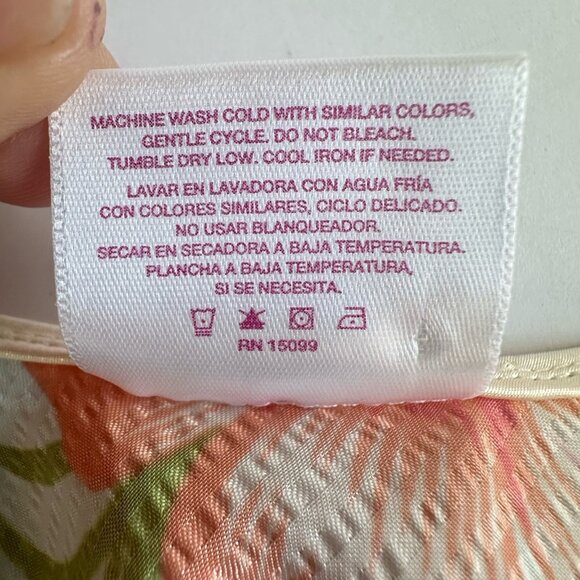 ENCHANTING Women’s Green Hawaiian Floral V-Neck Satin Chemise Nightgown 2X Boho - Picture 6 of 9